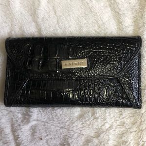 SALE! Nine West black leather wallet